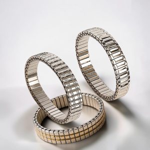 Flexion Edge Stainless Steel Stretchable Men’s Bracelet